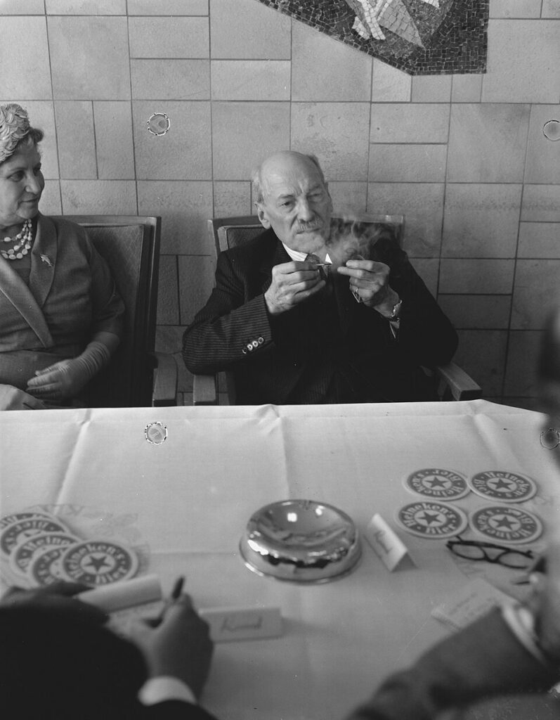 Portrait of Clement Attlee, British Prime Minister who implemented welfare reforms