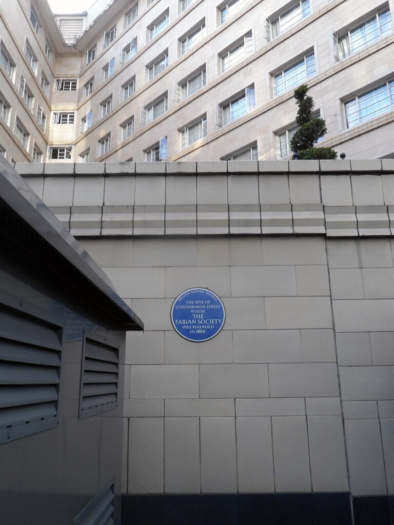 Logo or meeting place of the Fabian Society, a British socialist organization
