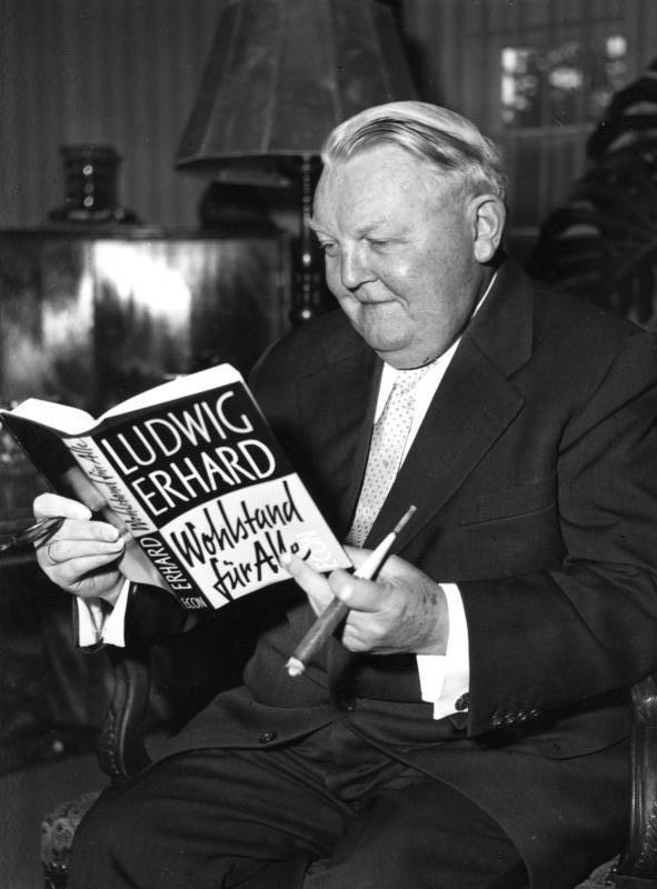 Ludwig Erhard, key architect of West Germany's Social Market Economy