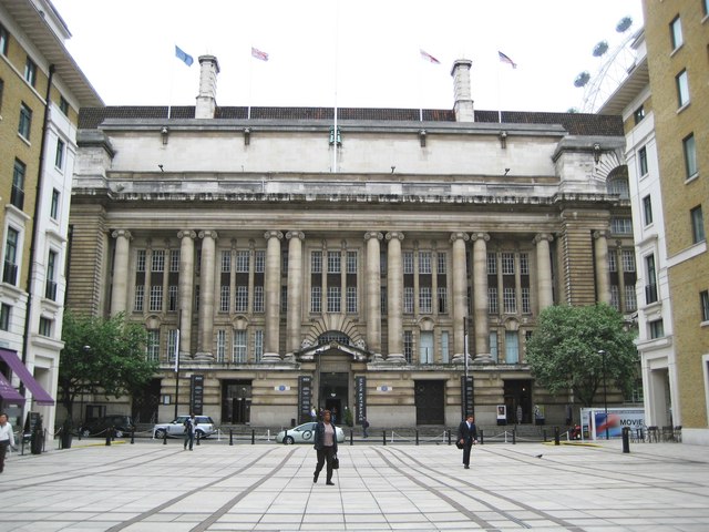London County Council building, center of early Fabian planning efforts
